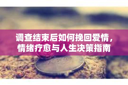 调查结束后如何挽回爱情，情绪疗愈与人生决策指南