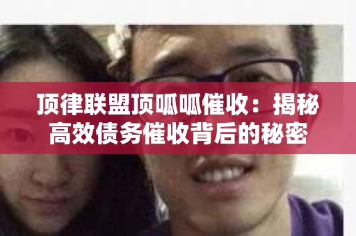 顶律联盟顶呱呱催收：揭秘高效债务催收背后的秘密