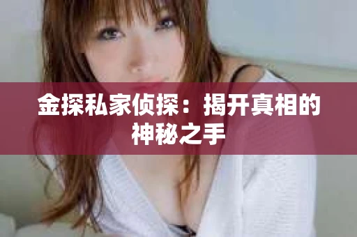 金探私家侦探：揭开真相的神秘之手