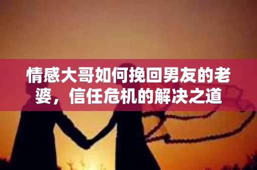 情感大哥如何挽回男友的老婆，信任危机的解决之道