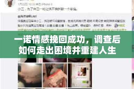 一诺情感挽回成功，调查后如何走出困境并重建人生